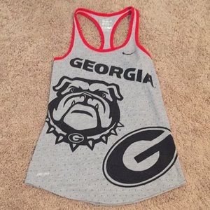UGA Nike Racer Back Tank
